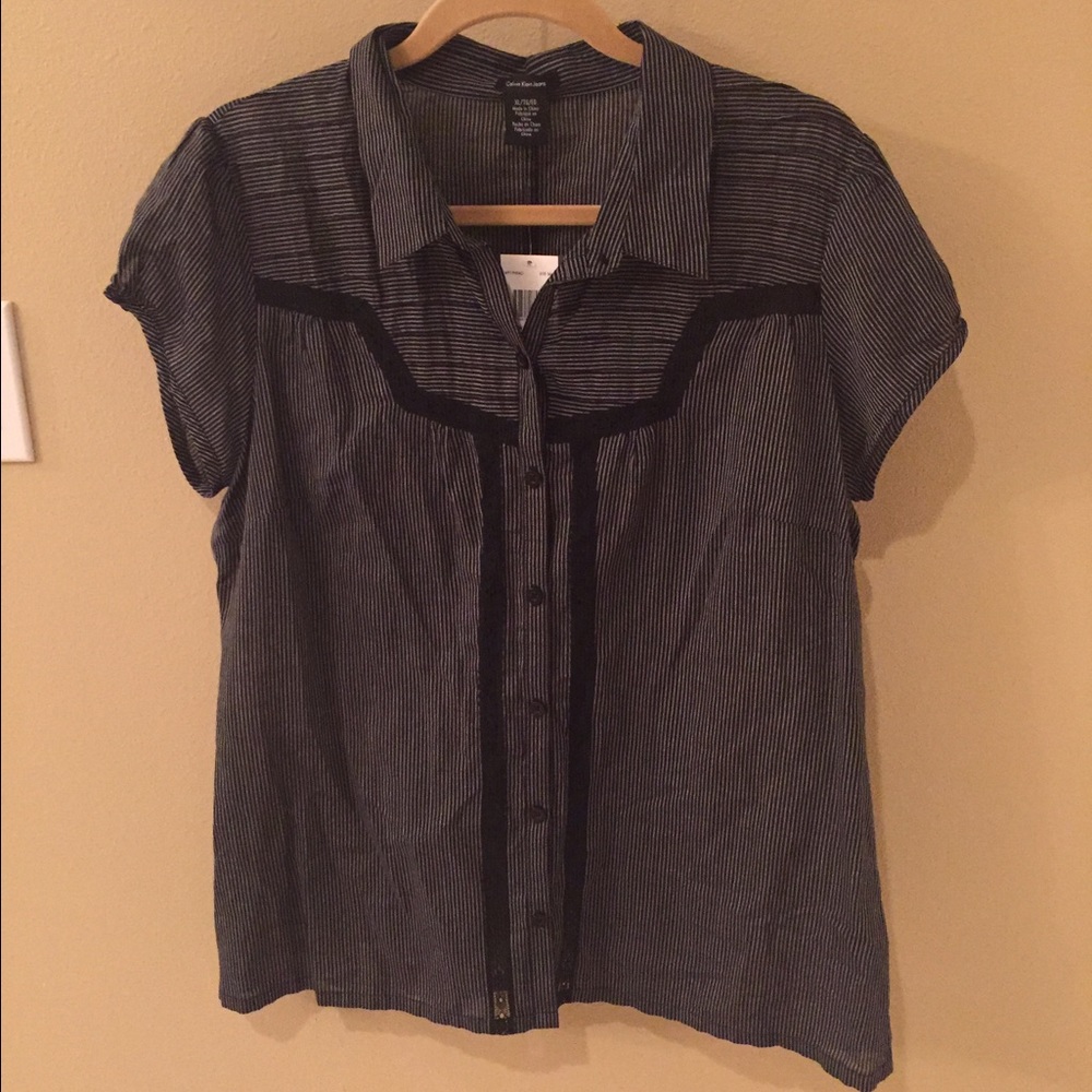 Striped Button Down Shirt (NWT)